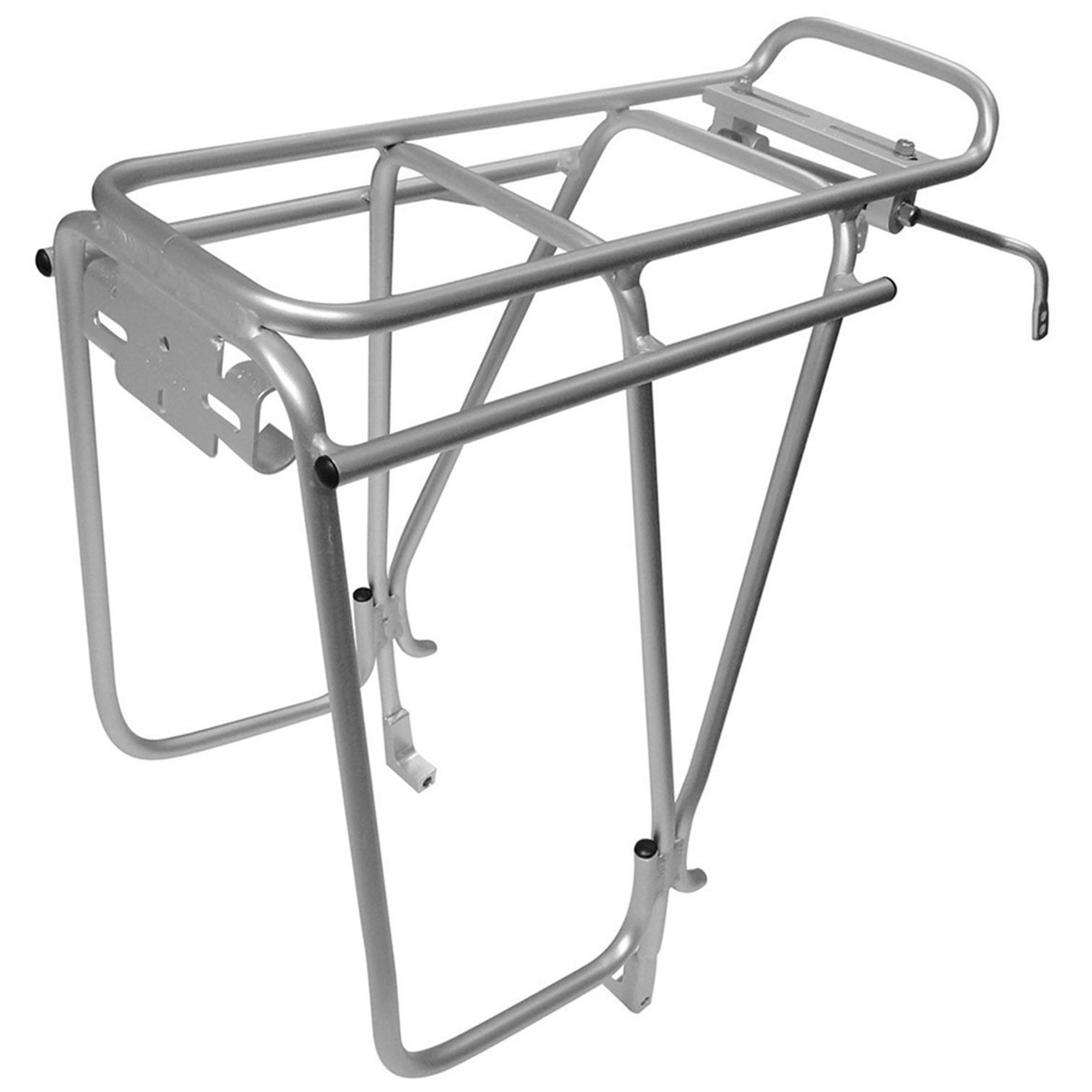 pannier rack silver