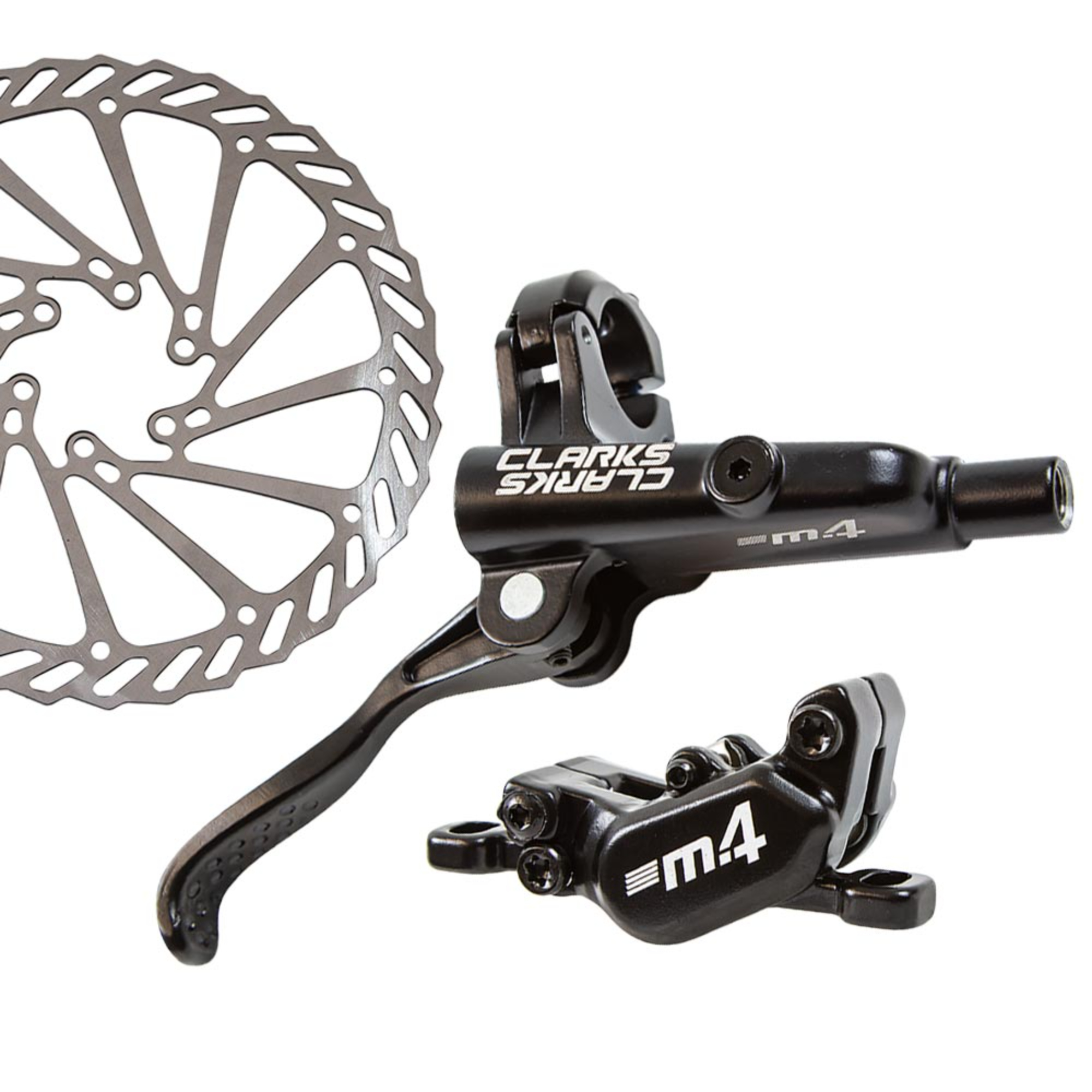 Clarks M4 4 Piston Hydraulic Disc Brake Set (Front & Rear