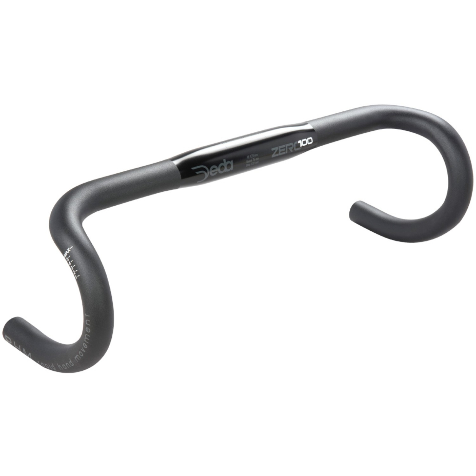 Deda Zero100 RHM Road Bike Handlebars - Compatible With Di2 Junction Box - Picture 3 of 5