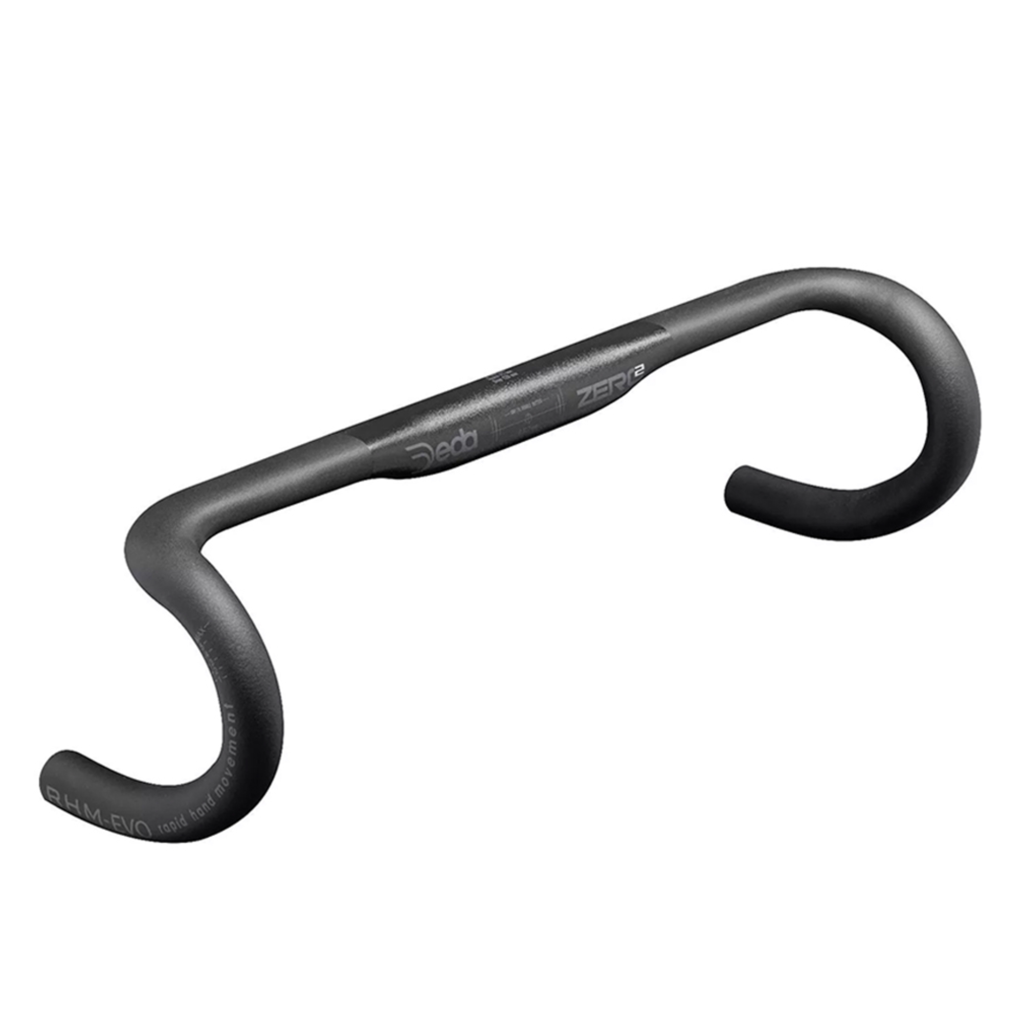 Deda Zero2 DCR Bike Handlebar - Aero Top, RHM-EVO Shape, Double Butted Alloy - Picture 5 of 7