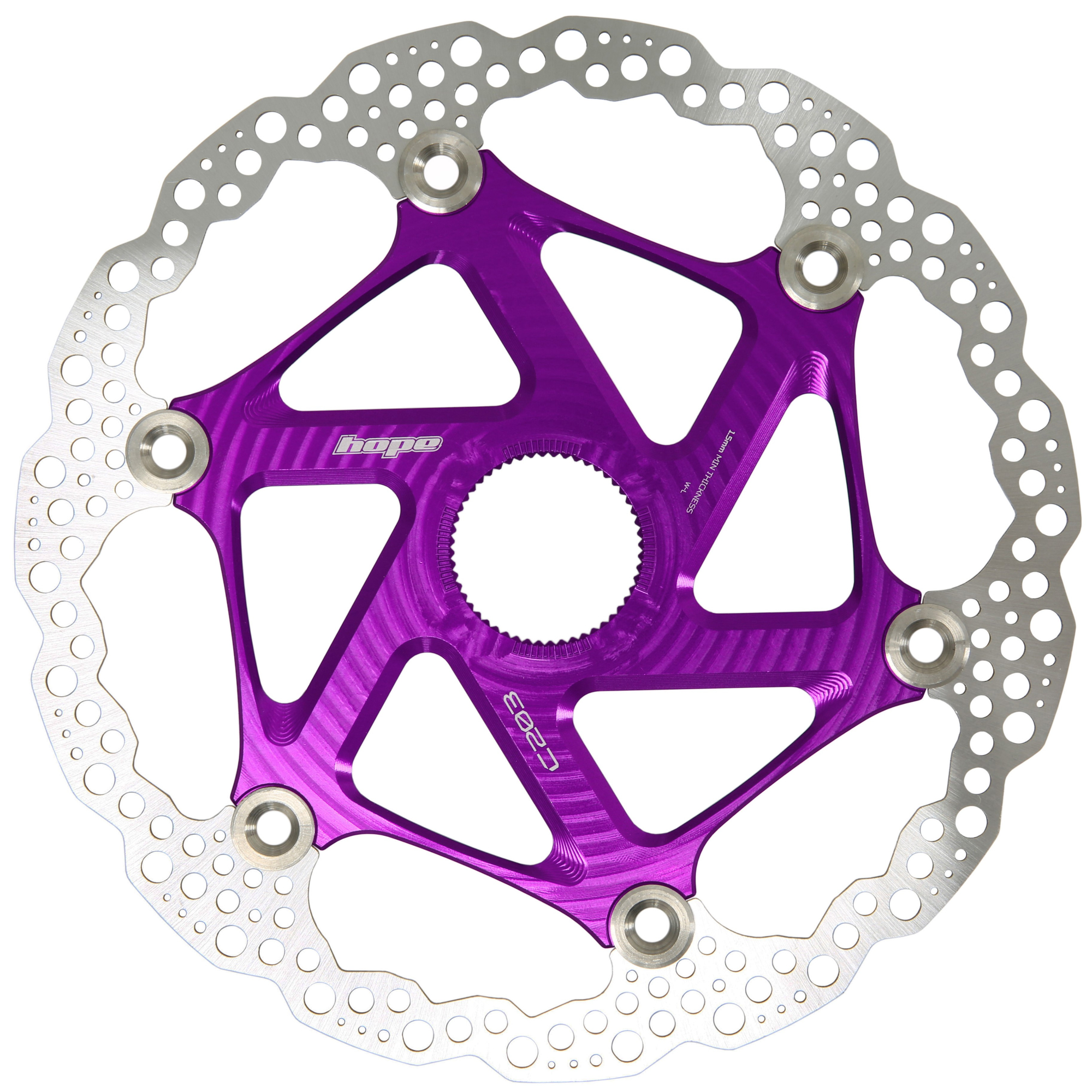 Hope MTB Centre Lock Floating Brake Disc Rotor - (Rotor Size Options)