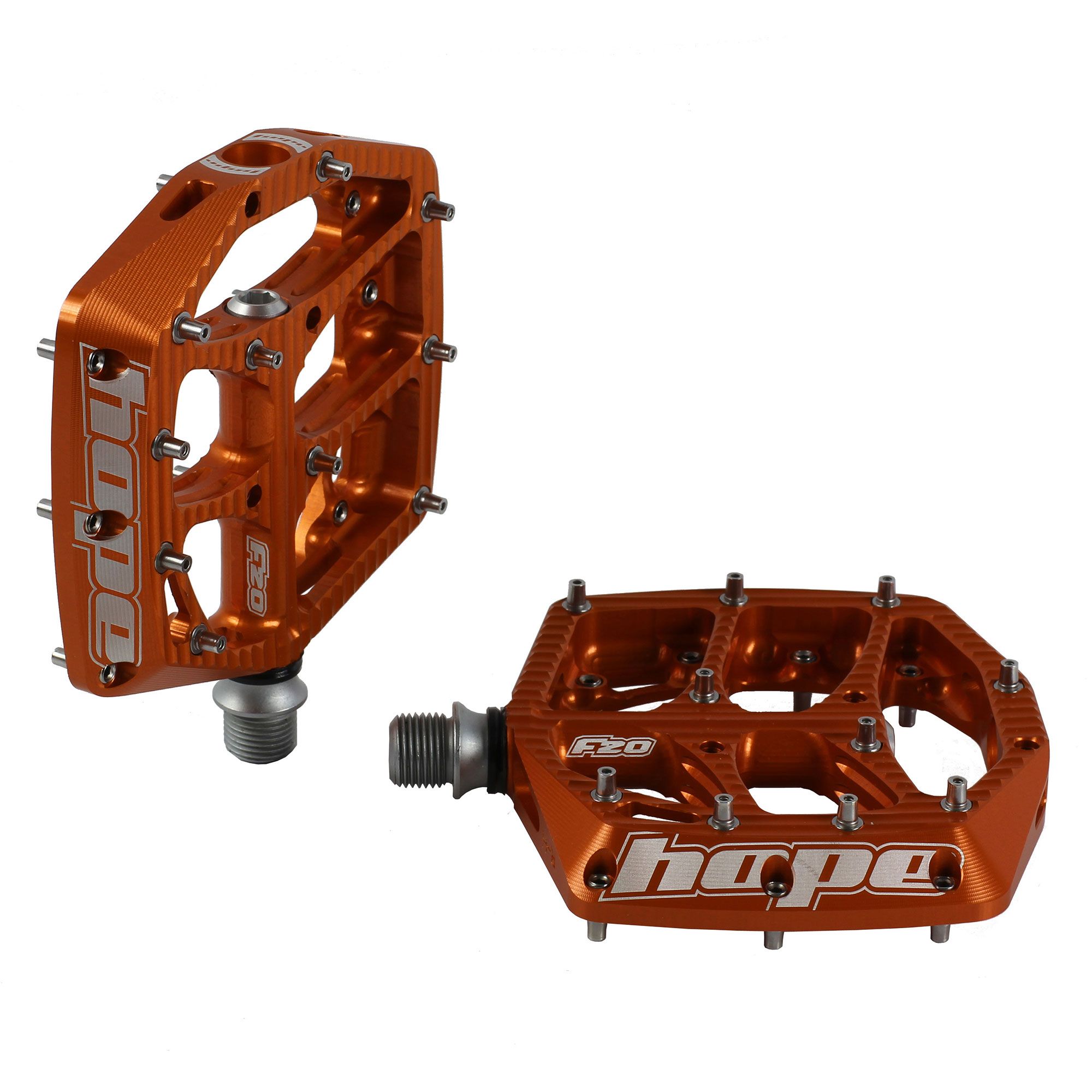 mtb pedals orange