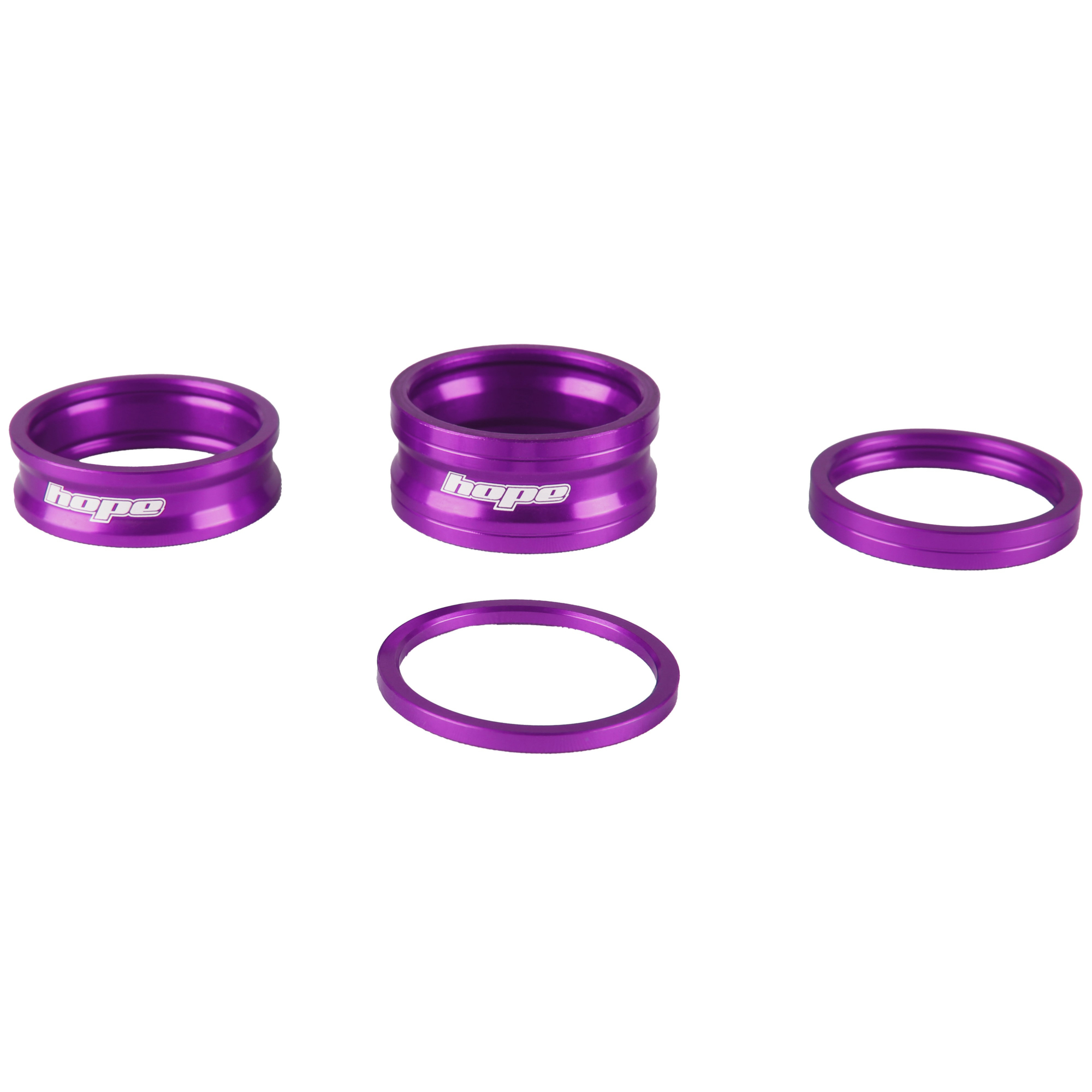 Hope Space Doctor Set - 2,5, 5, 10 & 15 mm Steuersatz-Abstandshalter, passend für 1 1/8'' Gabelschaft - Bild 9 von 10