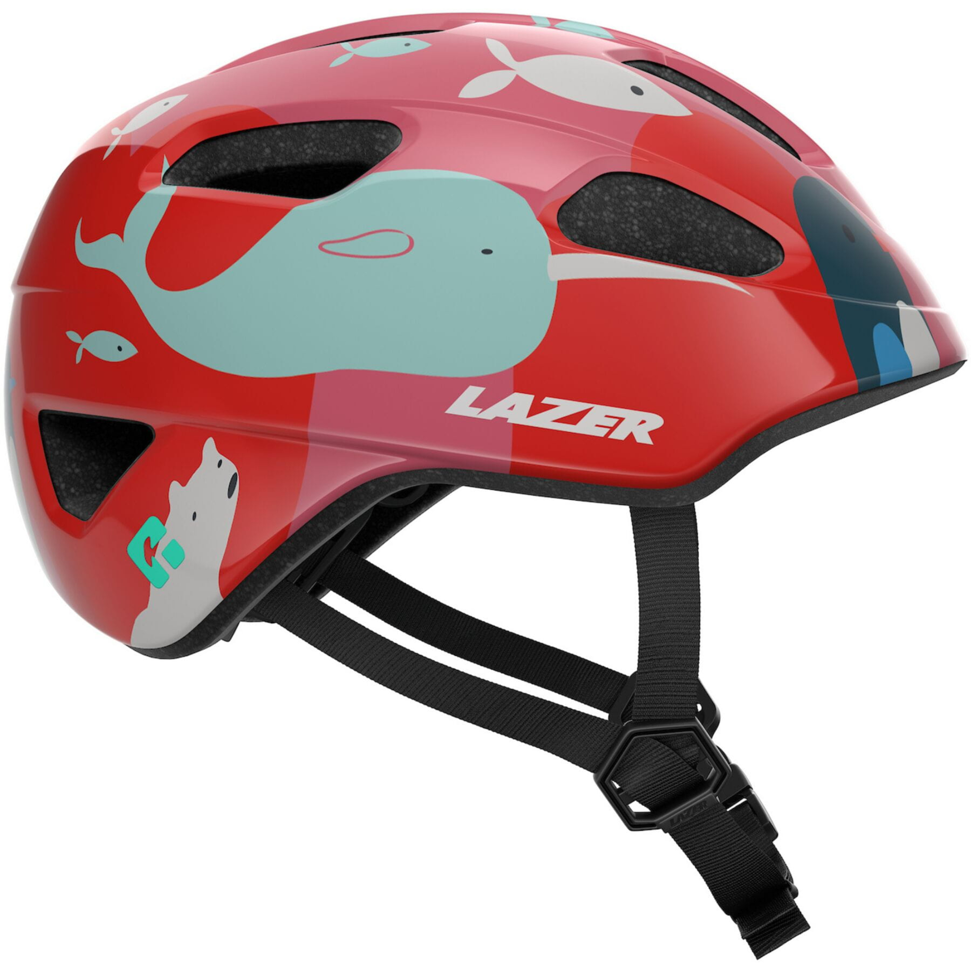 Lazer NutZ KinetiCore Kids Helmet - Toddler Uni-Size 46-52cm, Self Adjusting Fit