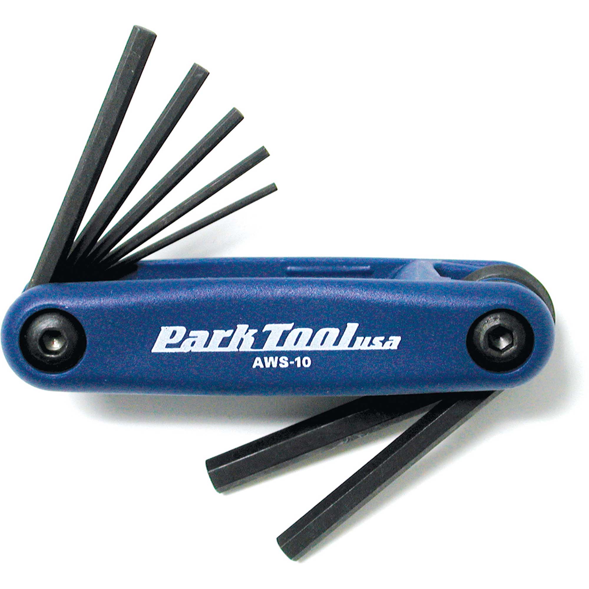 Blue Park Tool AWS-10 Fold-Up Hex Wrench Set Bike Bicycle Cycling Tool
