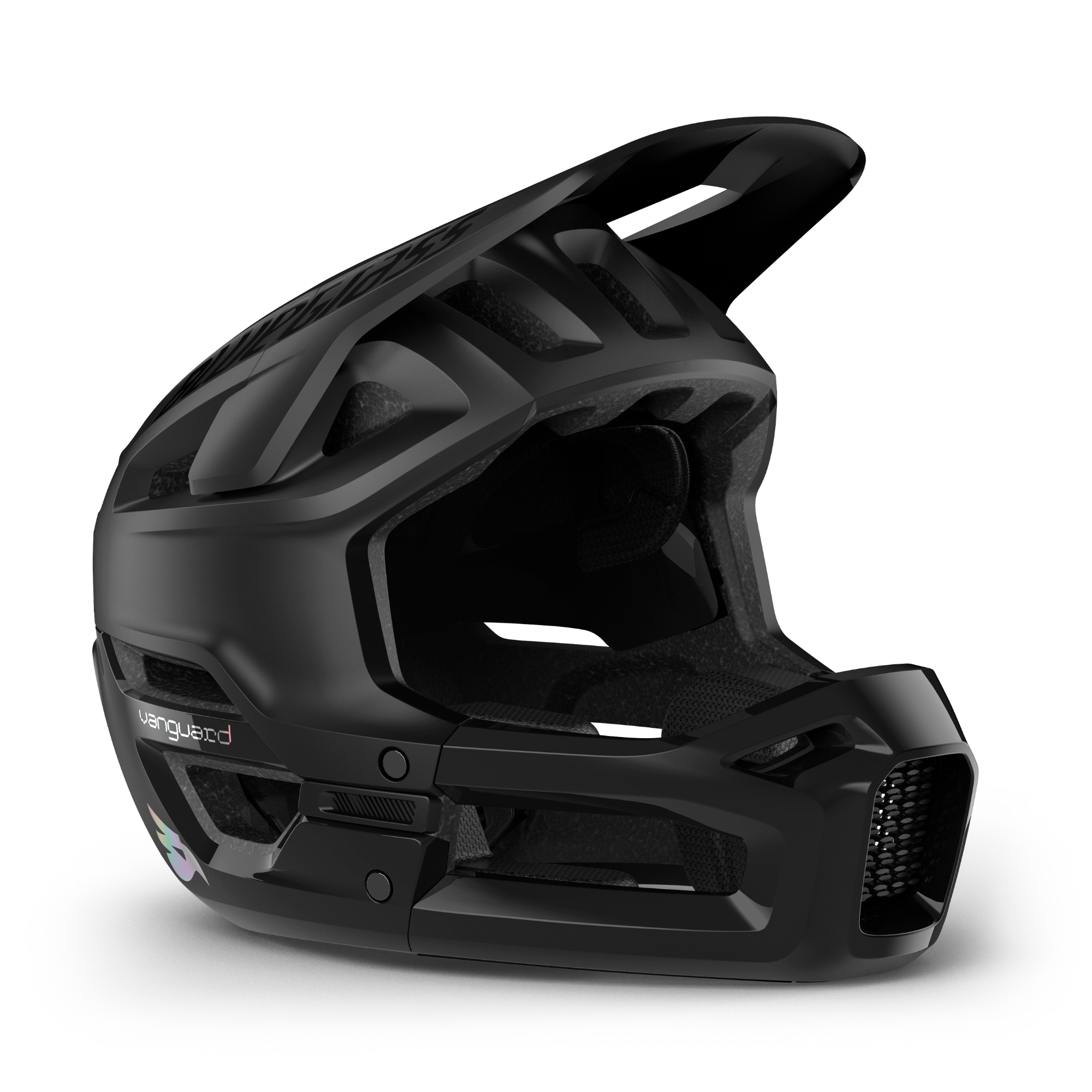 Lightweight full face clearance helmet mtb